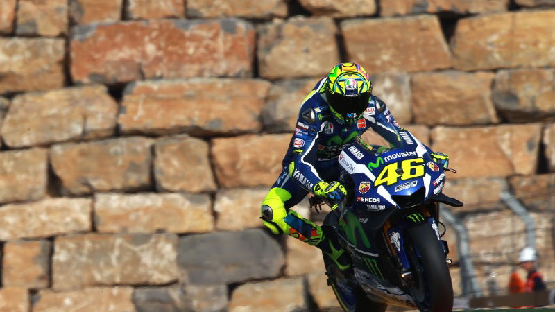 Valentino Rossi at MotorLand Aragon