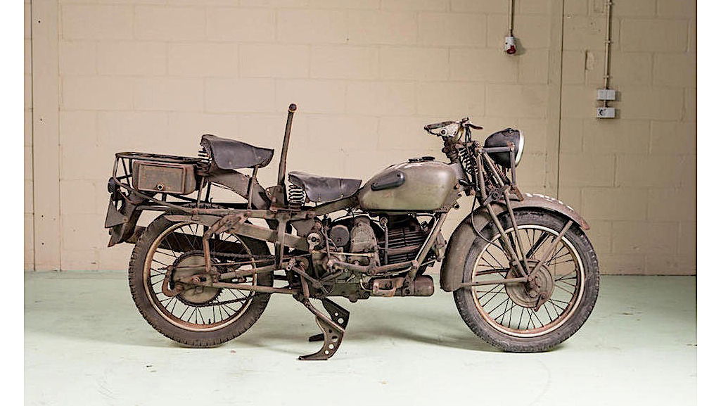 Special WWII Harley and Guzzi under the Bonhams hammer