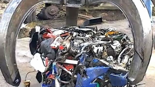 scrap motorcycles