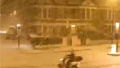 CAUGHT ON CAMERA: Biker eats snow
