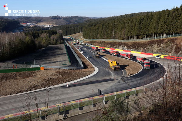 Spa-Francorchamps, turn nine re-design.