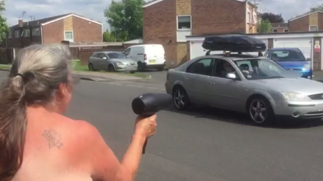 Hair dryer speed gun