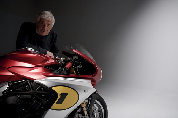 Giacomo Agostini with MV Agusta Superveloce Ago.