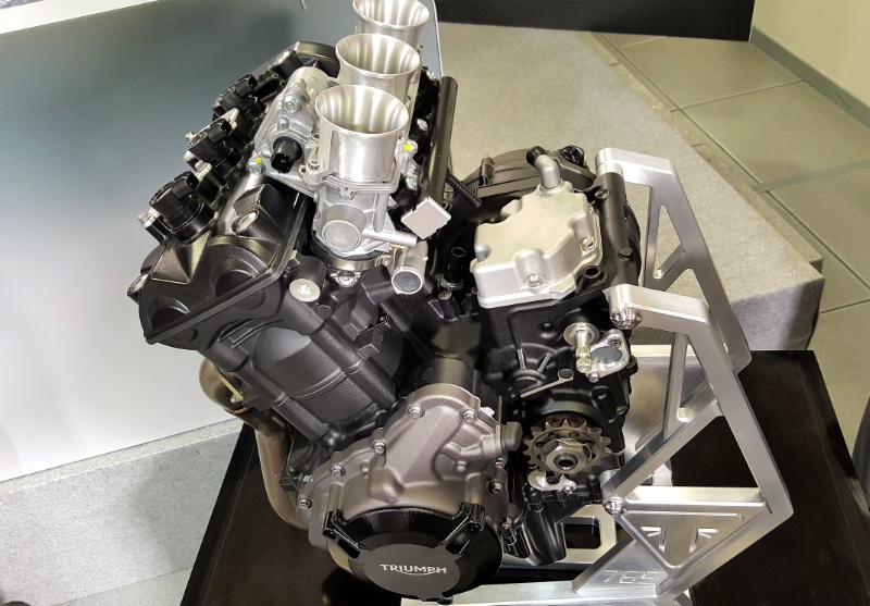 Triumph 765cc Moto2 engine