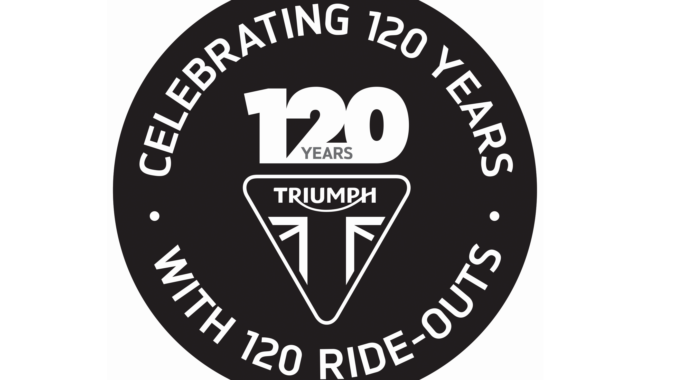 Triumph 120 ride-outs logo. - Triumph