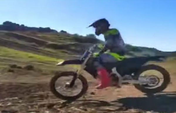 Clement Desalle tests Triumph MX bike. - MXBarsChannel Youtube