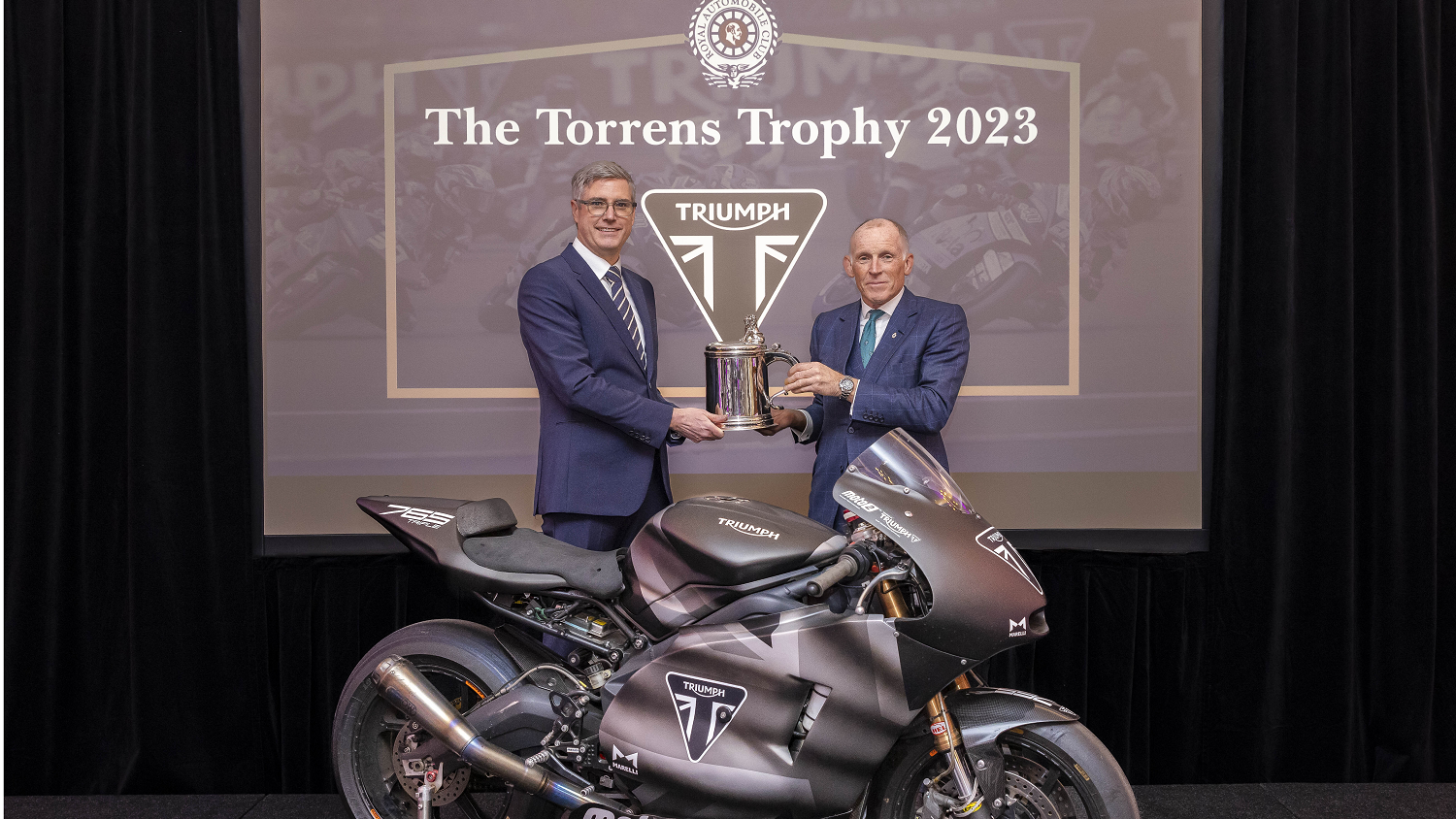 Triumph receives Torrens Trophy.