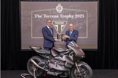 Triumph receives Torrens Trophy.