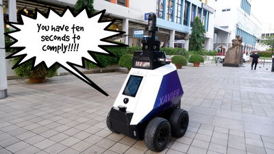 Motorcycle parking robot