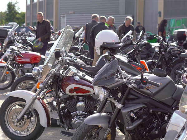 motorcycle meet-up.