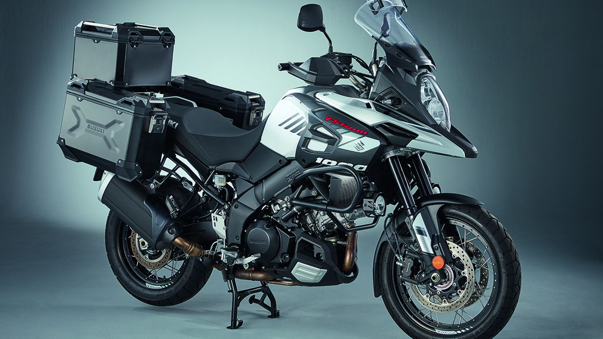Ally luggage set for Suzuki’s V-Strom