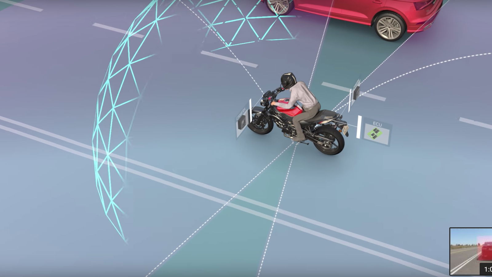 Israeli tech start-up reveals 360° bike vision