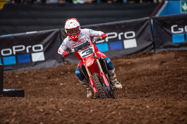 Vince Friese, 2023 World Supercross British GP. - WSX Media