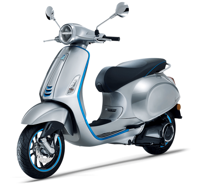 Vespa Elettrica mixes retro styling and high technology