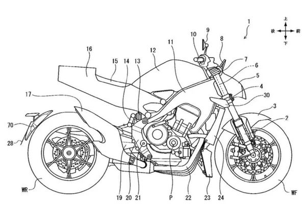 Honda CB1000R patents