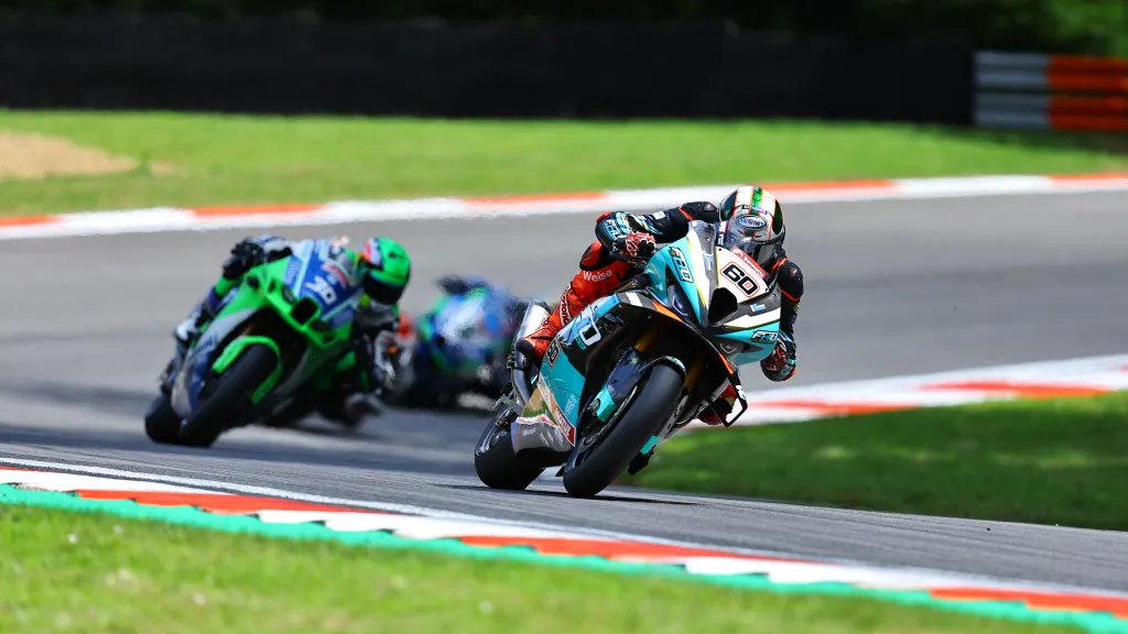 Peter Hickman, 2023 Brands Hatch BSB. - FHO Racing