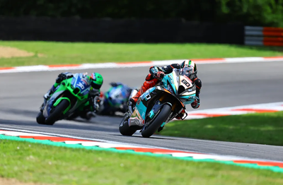 Peter Hickman, 2023 Brands Hatch BSB. - FHO Racing