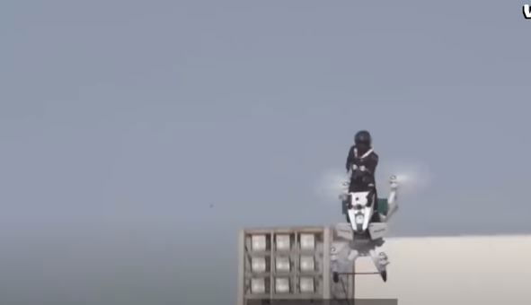 hover bike crash