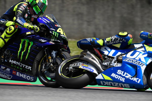 Mir scores points despite Rossi contact