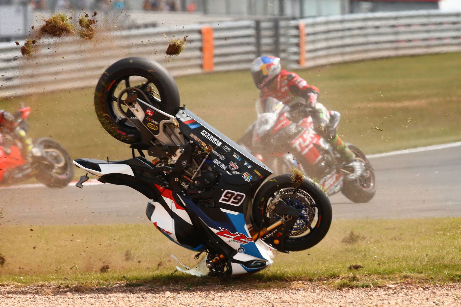 PICS: Sykes slams WorldSBK rule after losing podium in cool down crash