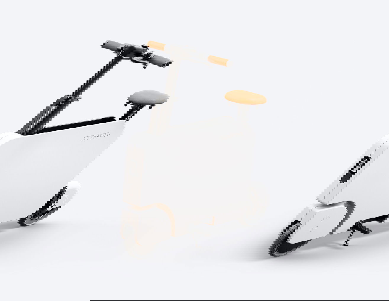The Motocompacto folding electric motorcycle