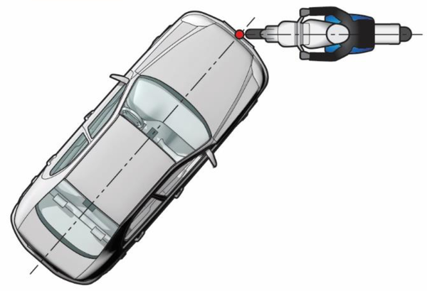 EuroNCAP collision drawing