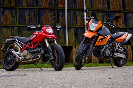 Road Test: Ducati Hypermotard V KTM 990SM