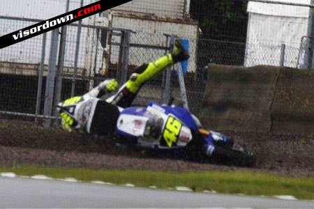 MotoGP: Rossi crash sequence