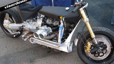 Mazda RX-7 rotary engined bike