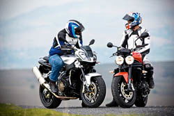 Road test: Aprilia Tuono vs. Triumph Speed Triple