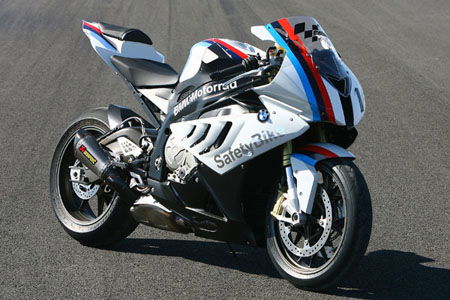 BMW S1000RR road bike spotted at Jerez MotoGP