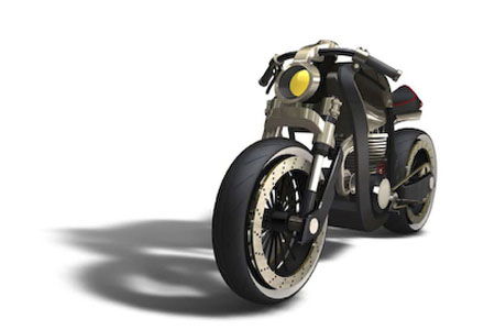 Supercharged Manx Norton concept racer