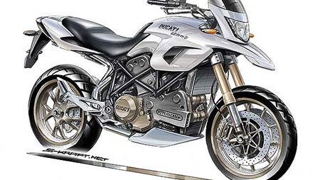Ducati Hyperstrada - an artist's impression