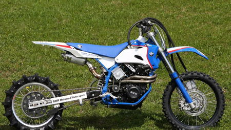 Two Wheel Drive BMW F800 Hill Climb Special