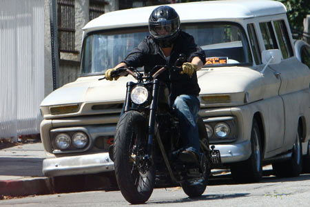 Spotted: Brad Pitt cruises LA streets