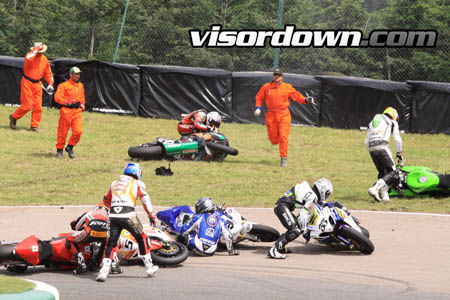 Picture Gallery: Josh Brookes Mallory Park crash