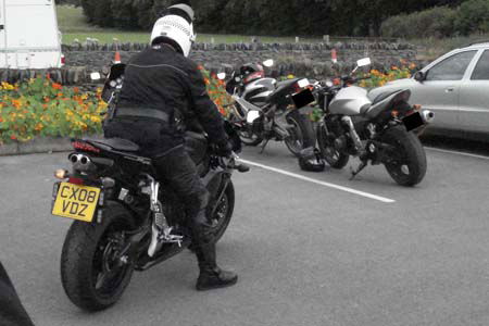 Police Fireblade camera-bike spied in North Wales