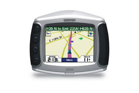 Garmin Zumo 550 motorcycle Sat Nav