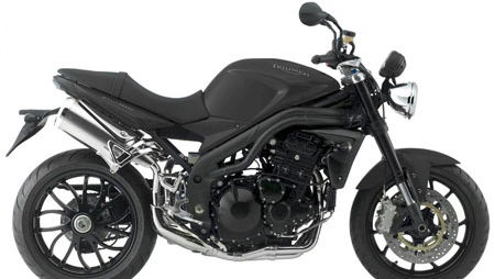 Matt Black colours for 2008 Triumph Speed Triple