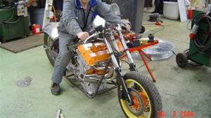 The SAAB-engined motorcycle