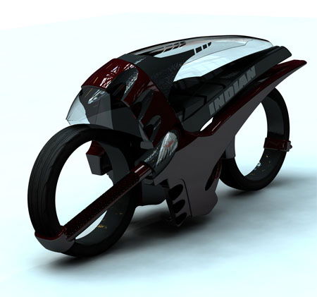 Futuristic speed racer concept