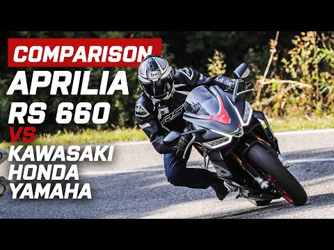 Aprilia RS 660 v the Rivals | Kawasaki ZX-6R, Yamaha R6, CBR650R, Kawasaki Ninja 650 | Visordown.com