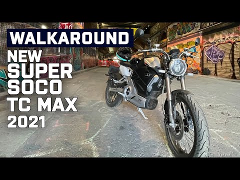 Super Soco TC Max (2021) Walkaround | Electronic Motorcycle | Visordown