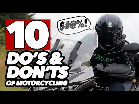 Ten Things No Motorcyclist Should EVER Do | Motorcycle Dos &amp; Don&#39;ts!