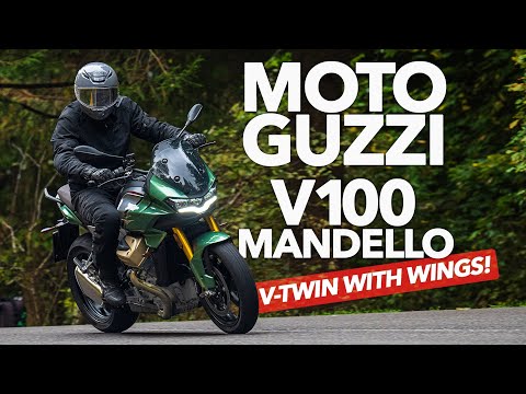 2023 Moto Guzzi V-100 Mandello Review | New V-Twin with wings!