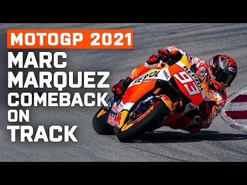 MotoGP 2021 | Marc Marquez Return on Track In Barcelona | Visordown