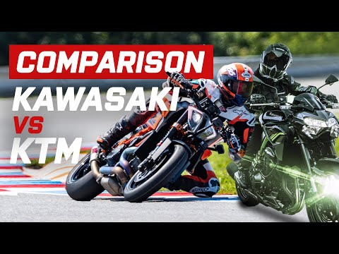 Kawasaki vs KTM | Kawasaki Z900 vs KTM 890 Duke R | Visordown.com