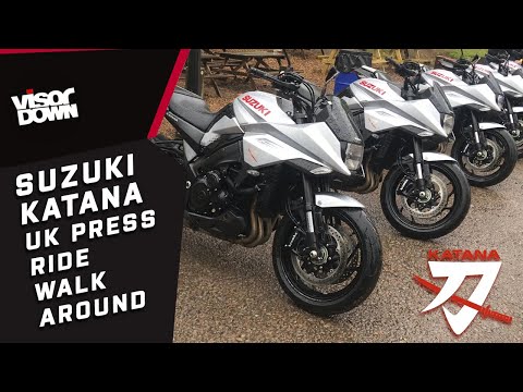 Suzukui Katana UK Press Ride Walk Around
