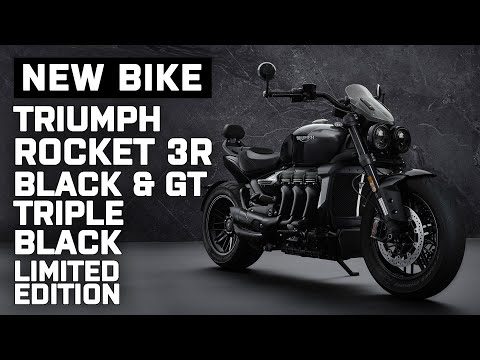 Limited edition Triumph Rocket 3 R Black and Rocket 3 GT Triple Black | Visordown.com