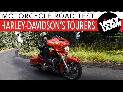 Harley-Davidson&#39;s 2017 tourer range, with the new &#39;Milwaukee-Eight&#39; engine